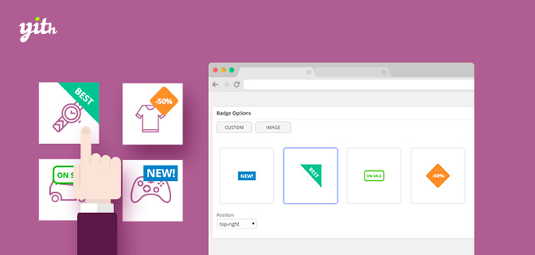 Item cover for download YITH WooCommerce Badge Management Premium