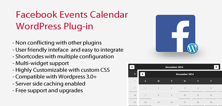 Item cover for download Facebook Events Calendar WordPress Plugin