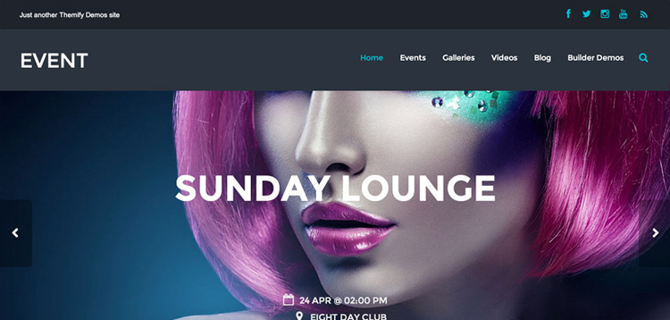 Item cover for download Themify Event Premium WordPress Theme