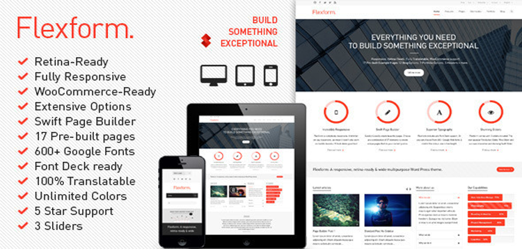 Item cover for download Flexform - Retina Responsive Multi-Purpose Theme