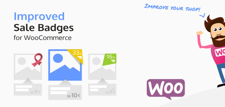 Item cover for download Improved Sale Badges for WooCommerce