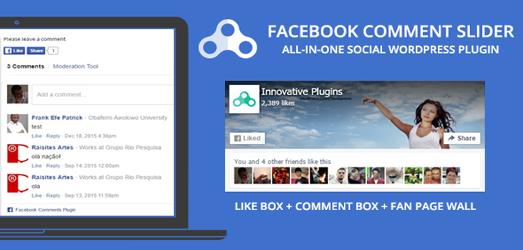 Item cover for download Facebook Comment Slider for WordPress