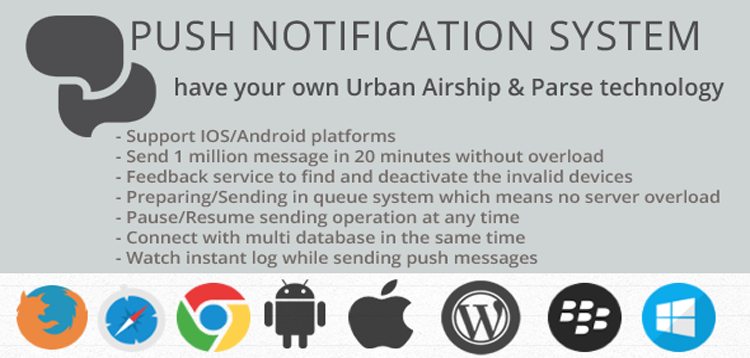 Item cover for download Desktop & Mobile Push Notification System Wordpress Plugin