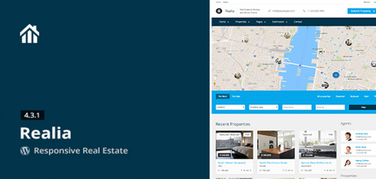 Item cover for download Realia – Responsive Real Estate WordPress Theme
