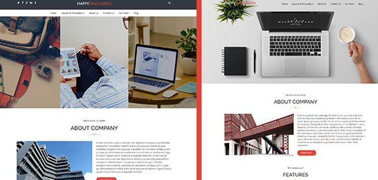 Item cover for download CyberChimps Happy Thoughts WordPress Theme