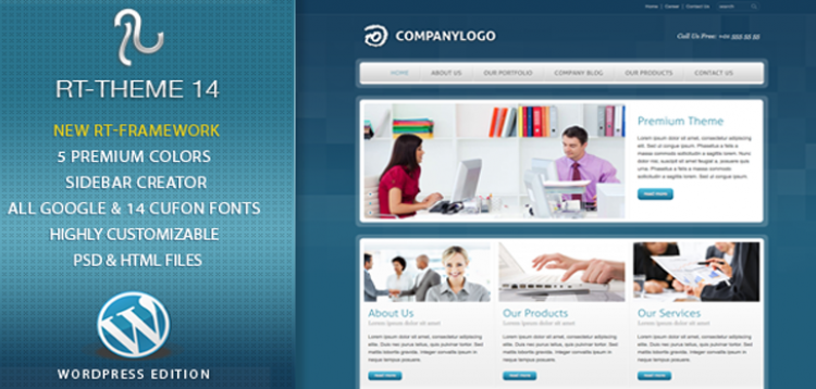 Item cover for download RT-Theme 14 WordPress Theme