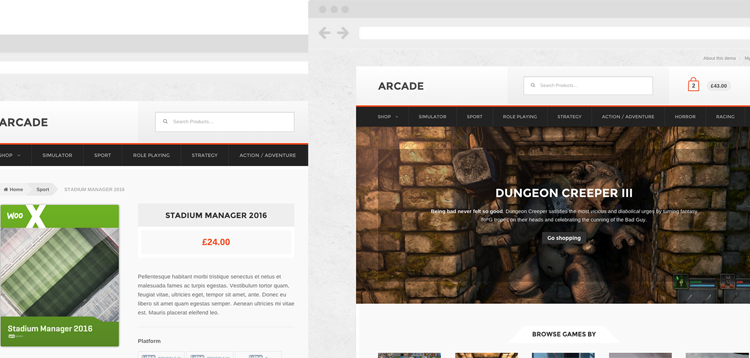 Item cover for download WooThemes Arcade Storefront WooCommerce Theme
