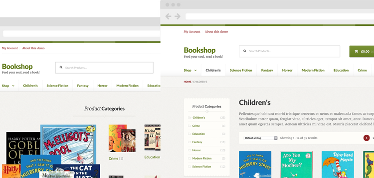 Item cover for download WooThemes Bookshop Storefront WooCommerce Theme
