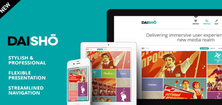 Item cover for download Daisho - Flexible WordPress Portfolio Theme