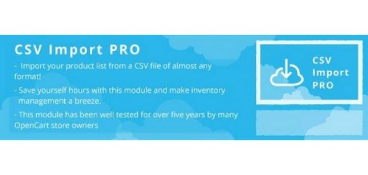 Item cover for download CSV Import PRO