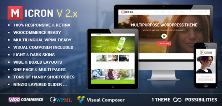 Item cover for download Micron - Retina Responsive Multi-Purpose Theme
