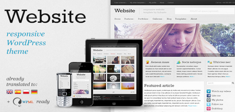 Item cover for download Website - Responsive WordPress Theme