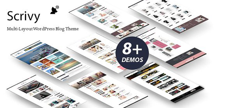 Item cover for download CreativeMarket - Scrivy - WordPress Theme