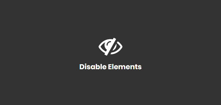 Item cover for download GBeaver – Disable Elements