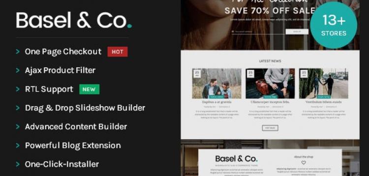 Item cover for download Basel Powerful Opencart Theme