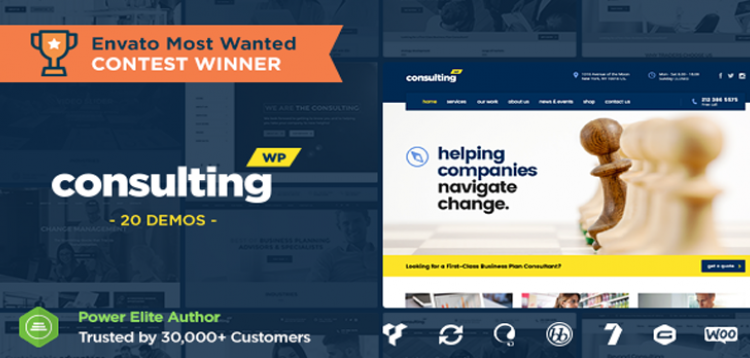 Item cover for download Consulting - Business, Finance WordPress Theme
