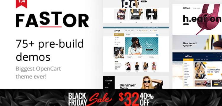 Item cover for download Fastor - Multipurpose Responsive Opencart Theme