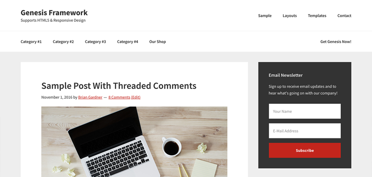 Item cover for download StudioPress Genesis Framework