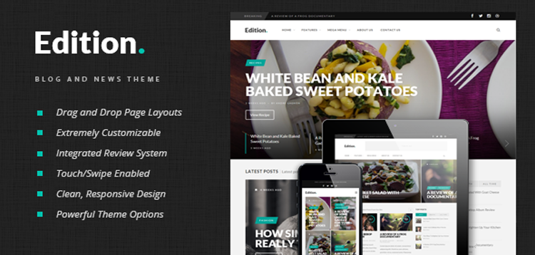 Item cover for download Edition - Responsive News and Magazine Theme
