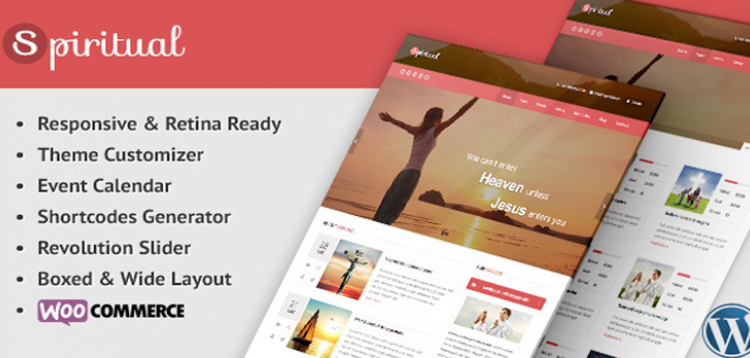 Item cover for download Spiritual - Church WordPress Theme (Responsive)