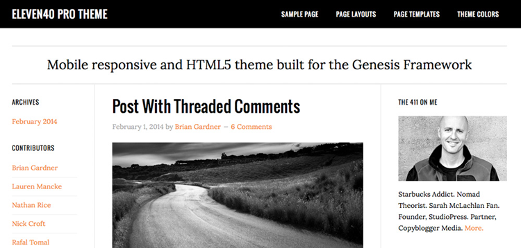 Item cover for download StudioPress Eleven40 Pro Theme