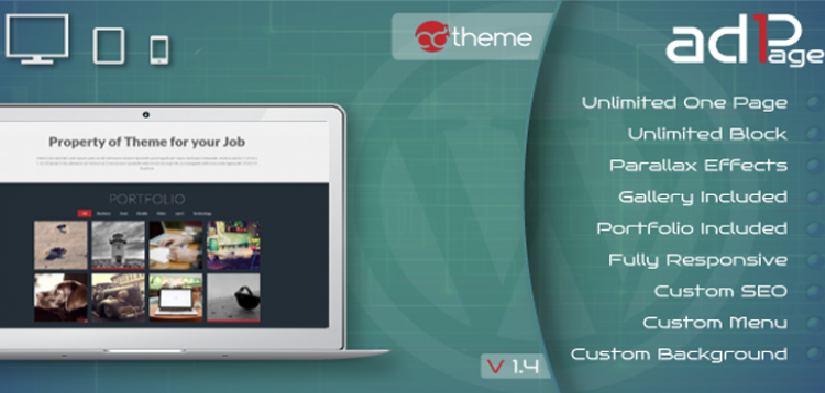 Item cover for download Parallax One Page Builder Wordpress Plugin