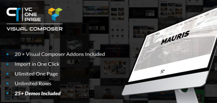 Item cover for download VC One Page Builder - Addons for Visual Composer