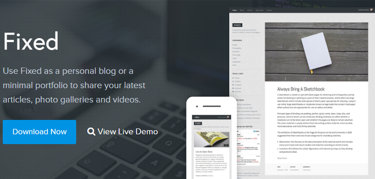 Item cover for download Array Themes Fixed WordPress Theme
