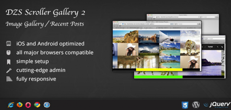 Item cover for download Scroller Gallery 2 - Recent Posts Teaser WordPress