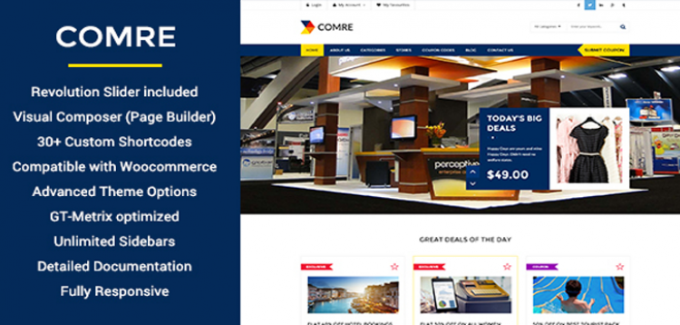 Item cover for download Comre - Coupon Codes & Affiliates WordPress Theme