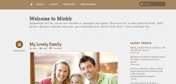 Item cover for download Themify Minblr WordPress Theme