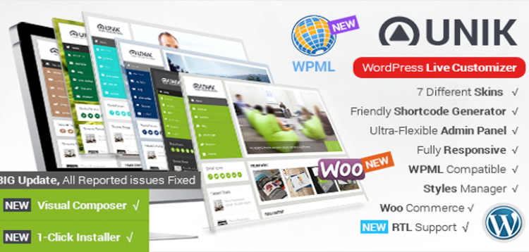 Item cover for download Unik - Responsive Multi-Purpose Theme