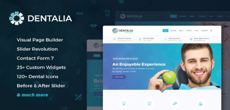 Item cover for download Dentalia - Dentist & Medical WordPress Theme