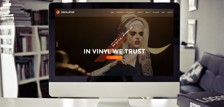 Item cover for download CSSIgniter Oscillator WordPress Theme