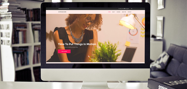 Item cover for download CSSIgniter Spencer WordPress Theme