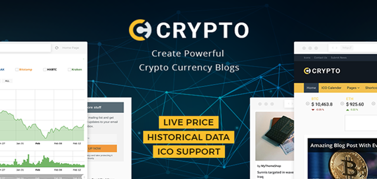 Item cover for download MyThemeShop Crypto WordPress Theme