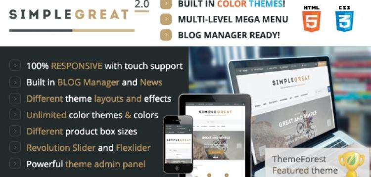 Item cover for download SimpleGreat - Premium Responsive OpenCart Template