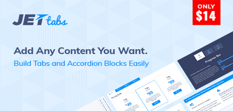 Item cover for download JetTabs - Tabs and Accordions for Elementor Page Builder