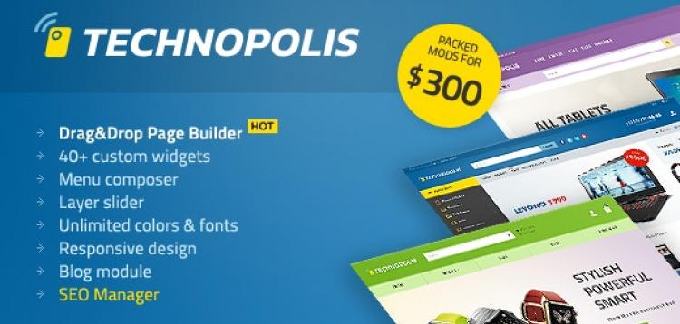 Item cover for download Technopolis Shop - Electronics Store OpenCart Theme