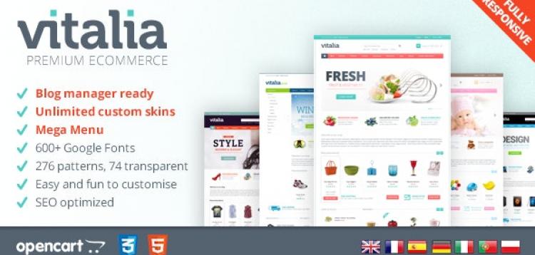 Item cover for download Vitalia - Responsive OpenCart Template