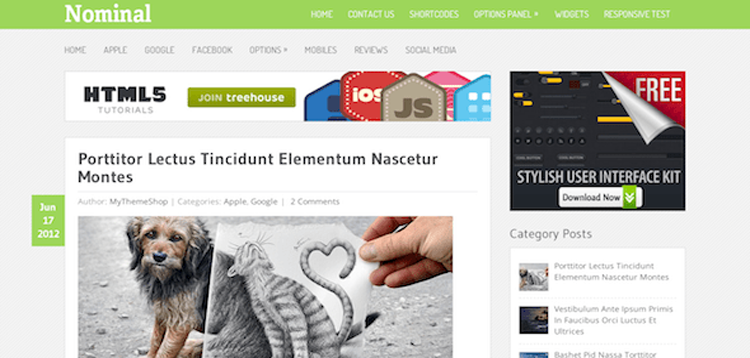 Item cover for download MyThemeShop Nominal WordPress Theme