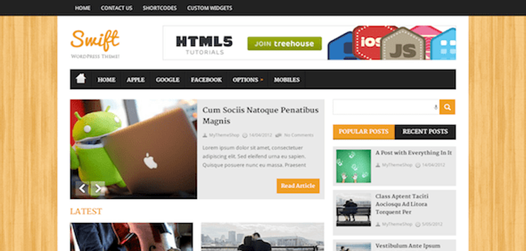 Item cover for download MyThemeShop Swift WordPress Theme