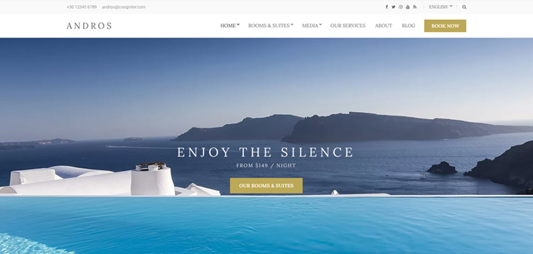 Item cover for download CSSIgniter Andros WordPress Theme