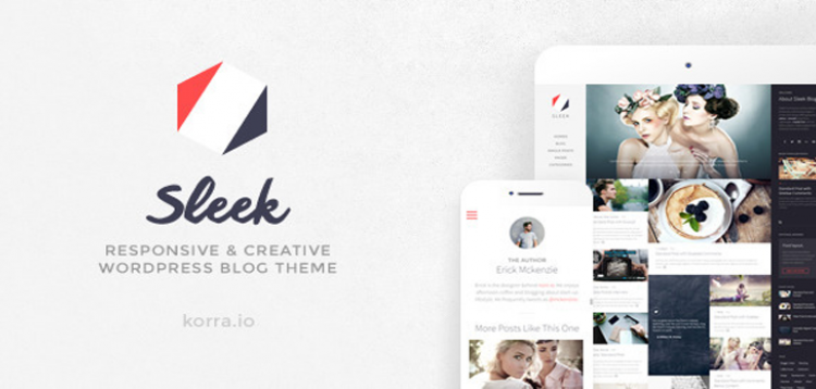 Item cover for download Sleek | Responsive & Creative WordPress Blog Theme