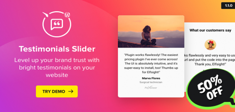 Item cover for download Testimonials Slider - WordPress Testimonials Plugin