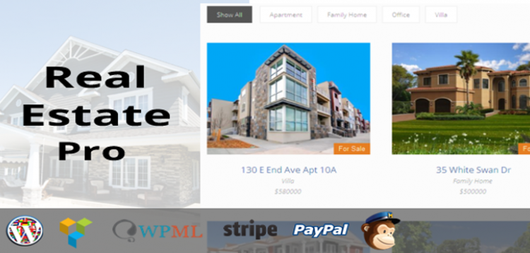 Item cover for download Real Estate Pro - WordPress Plugin