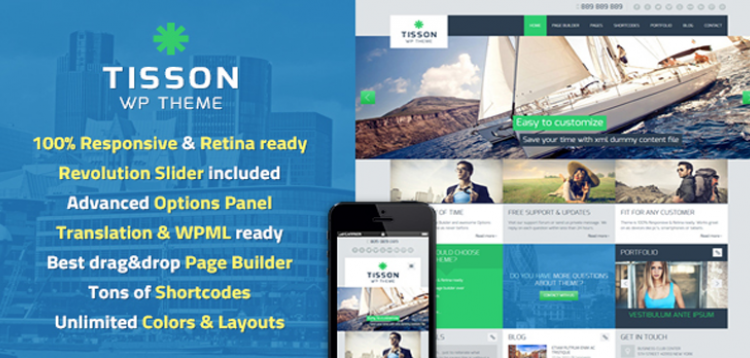 Item cover for download Tisson WordPress Theme
