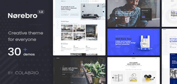 Item cover for download Norebro - Creative Multipurpose WordPress Theme