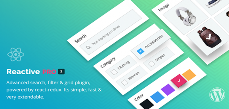 Item cover for download Reactive Pro - Advanced WordPress Search Filter Map & Grid