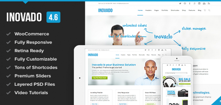 Item cover for download Inovado - Retina Responsive Multi-Purpose Theme